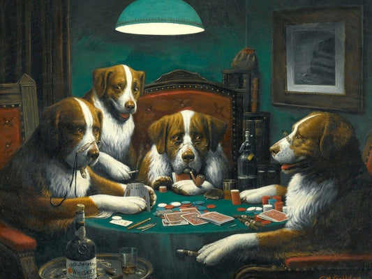 Playing Poker Dog | Diamond Painting