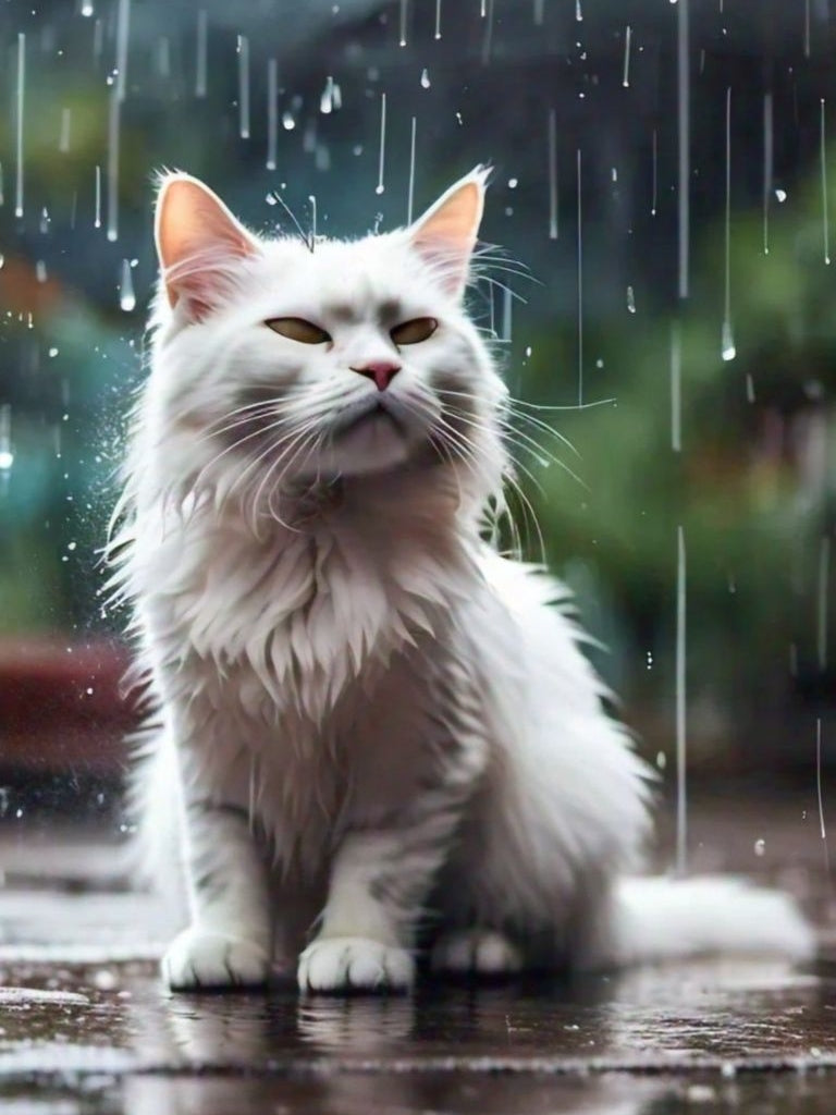 Raining Cat and Dog | Diamond Painting