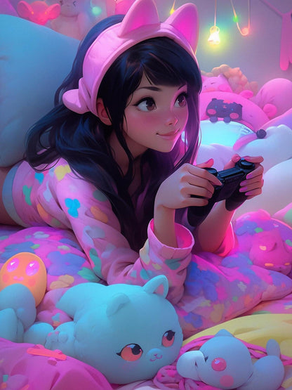 Beautiful Girl | Diamond Painting