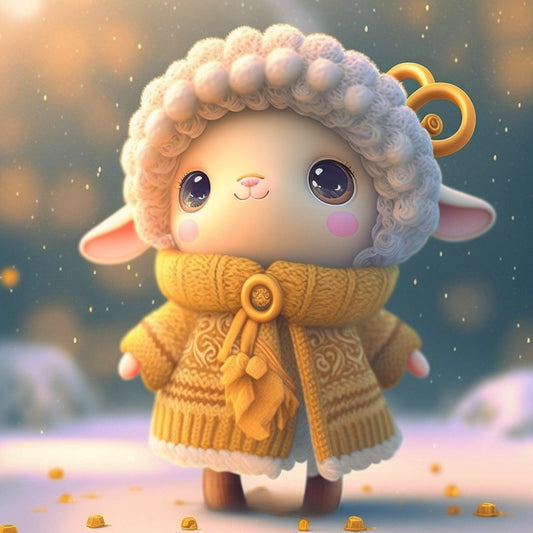 Sheep Goat Alpaca | Diamond Painting