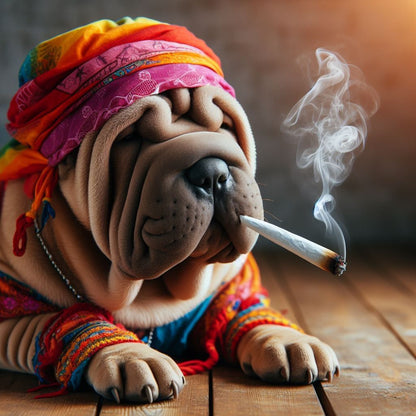 Shar Pei Dog | Diamond Painting