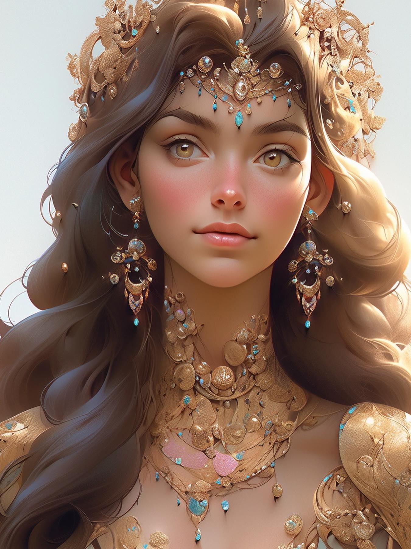 Beautiful Girl | Diamond Painting