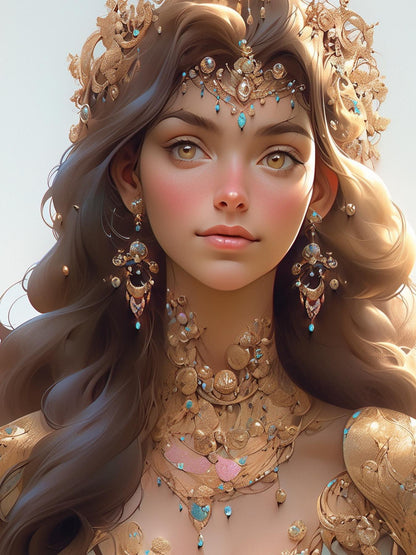 Beautiful Girl | Diamond Painting