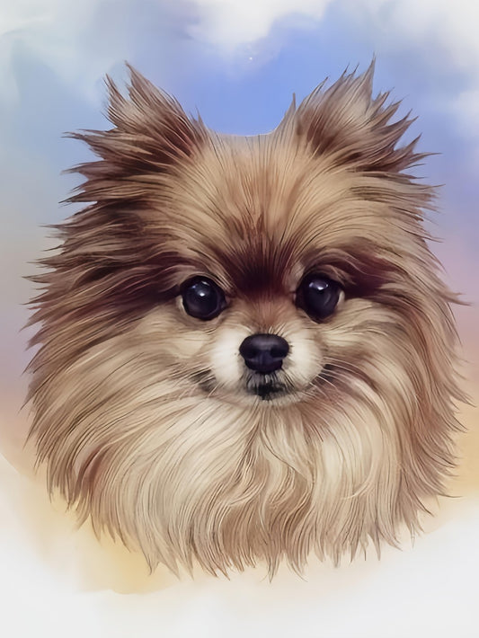 Pomeranian Dog | Diamond Painting