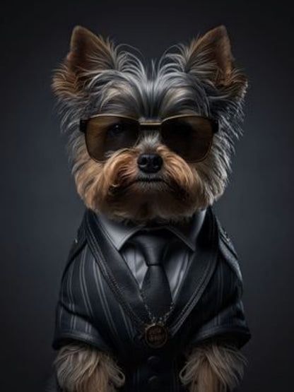 Dog Yorkie | Diamond Painting
