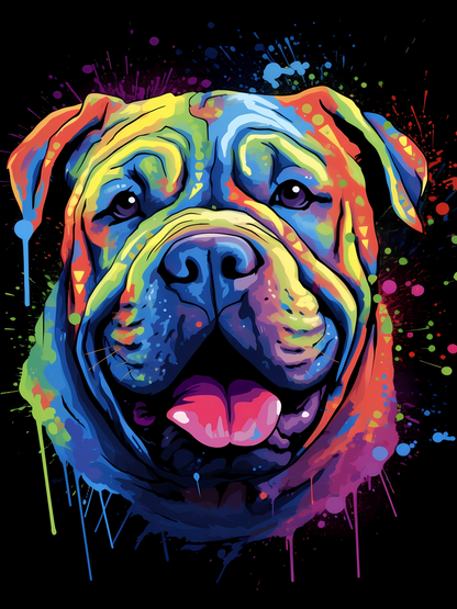 Shar Pei Dog | Diamond Painting