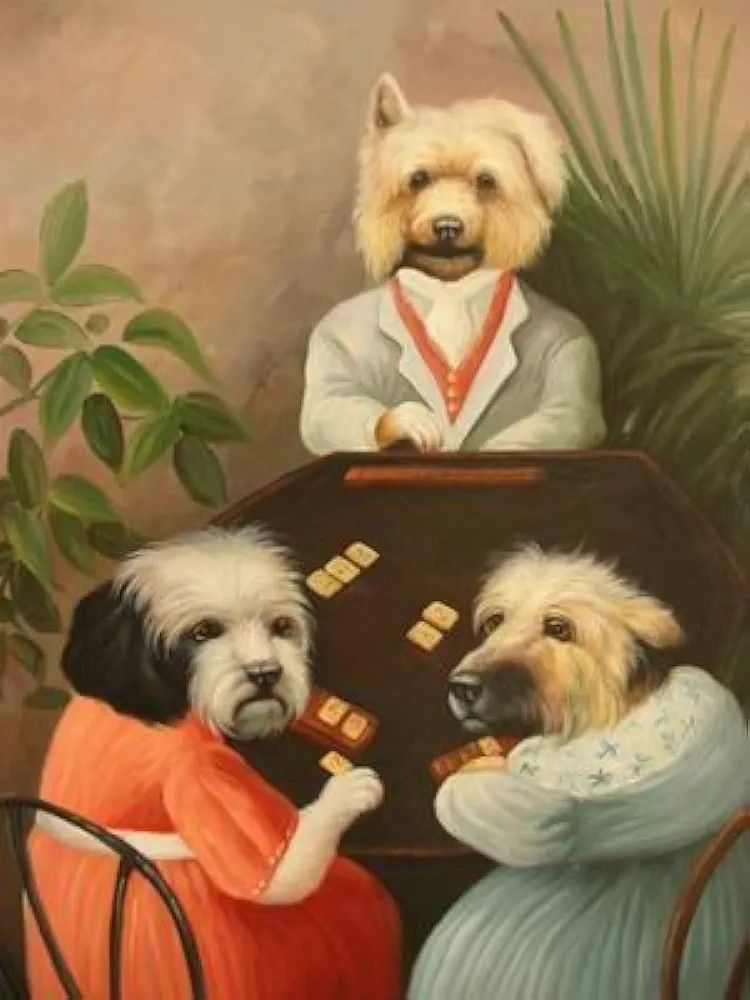 Playing Poker Dog | Diamond Painting