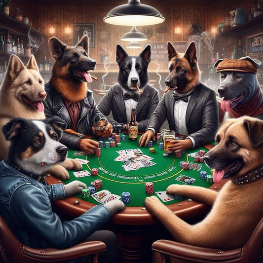 Playing Poker Dog | Diamond Painting