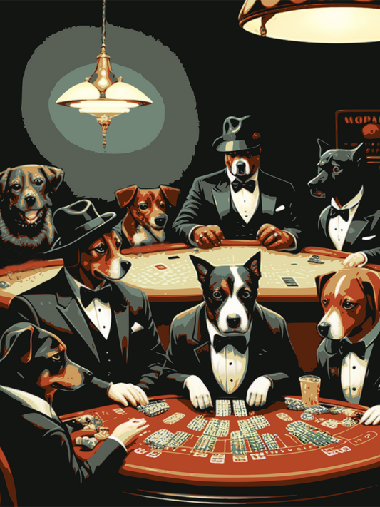 Playing Poker Dog | Diamond Painting