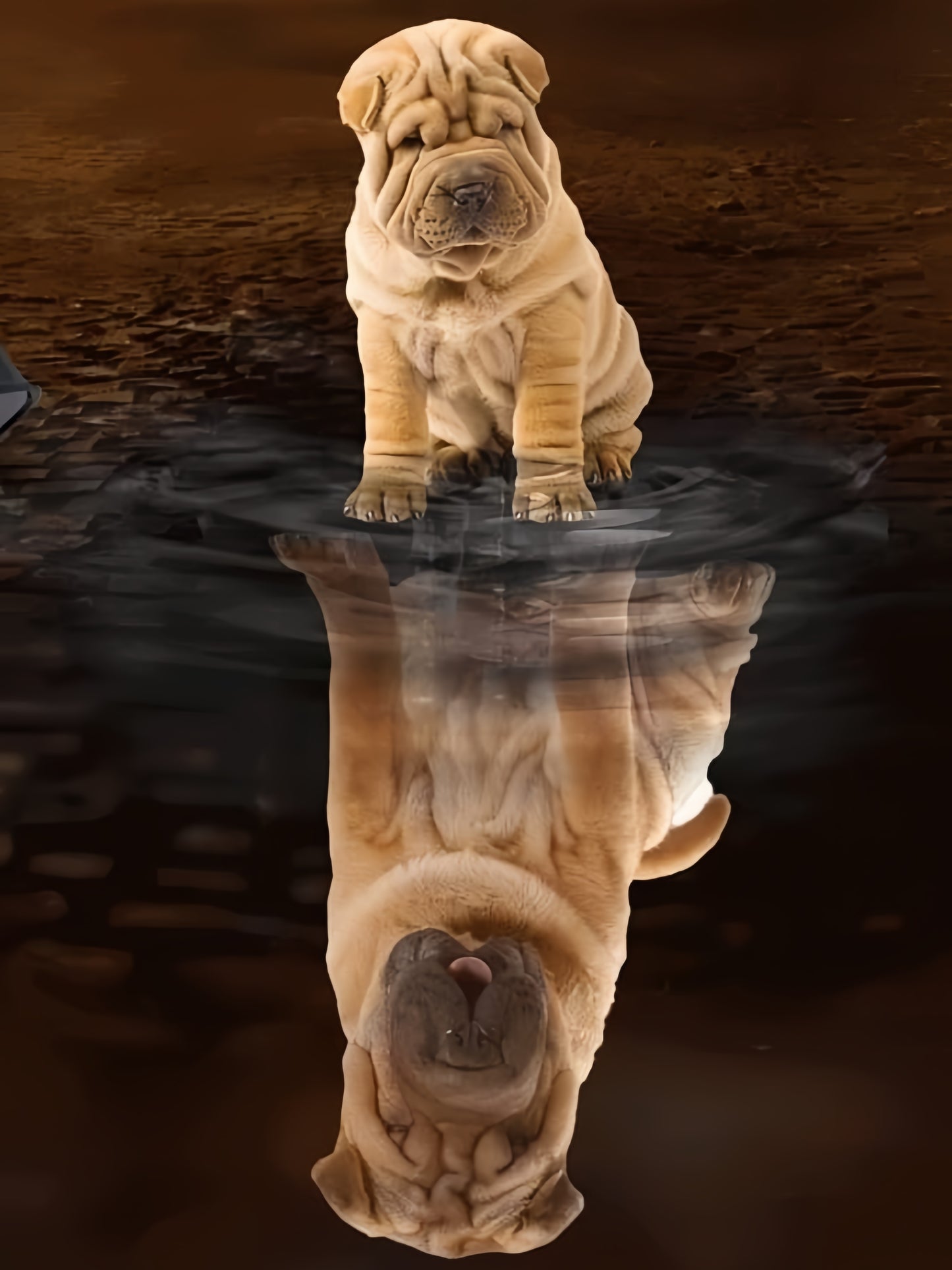 Shar Pei Dog | Diamond Painting