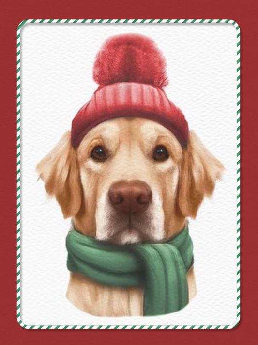 Christmas Dog | Diamond Painting