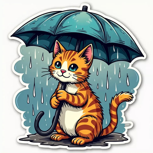 Raining Cat and Dog | Diamond Painting