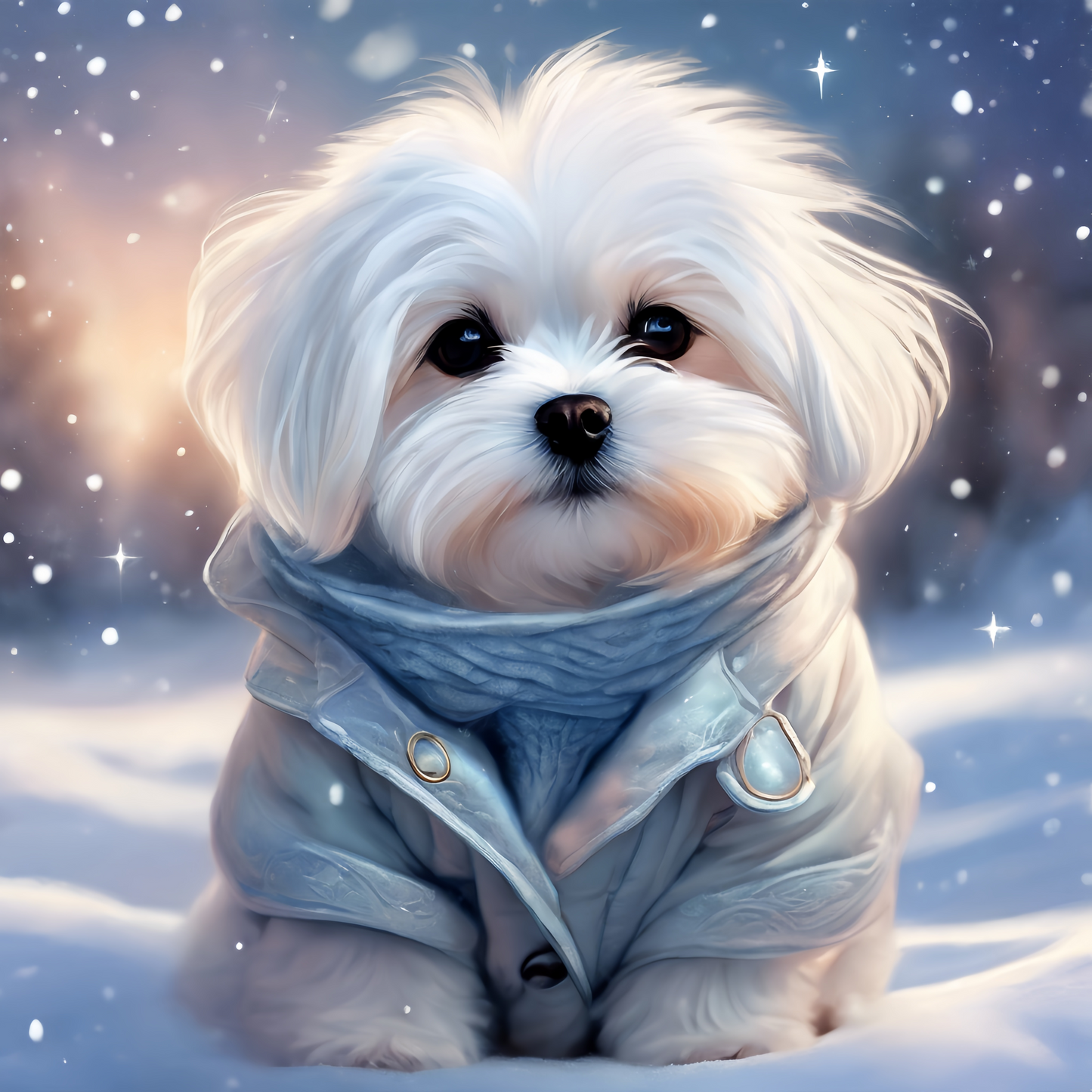 Maltese Dog | Diamond Painting