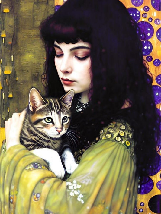 Cat Lady | Diamond Painting