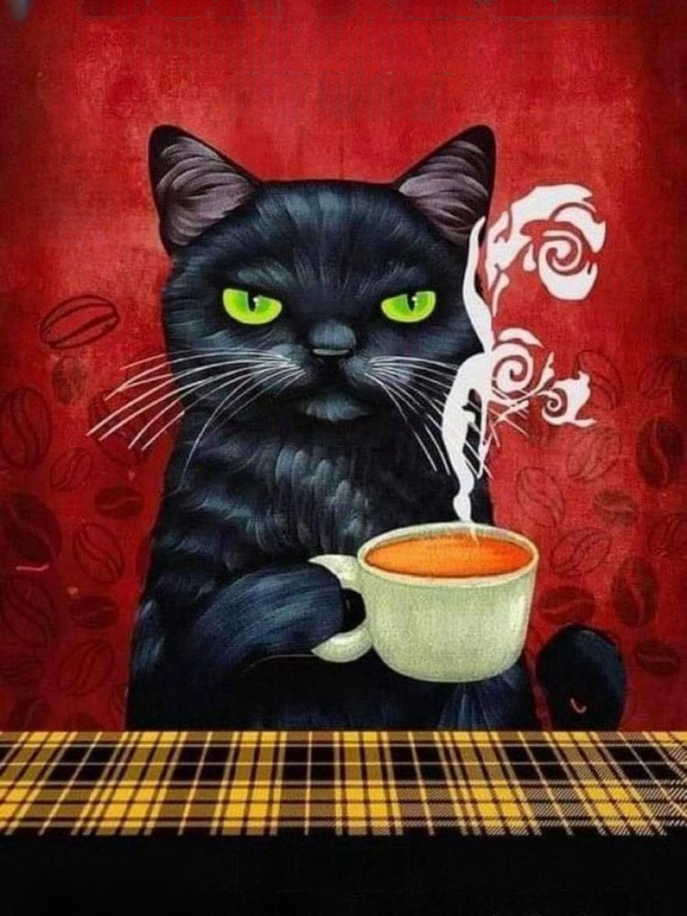 Cat Cafe Coffee | Diamond Painting