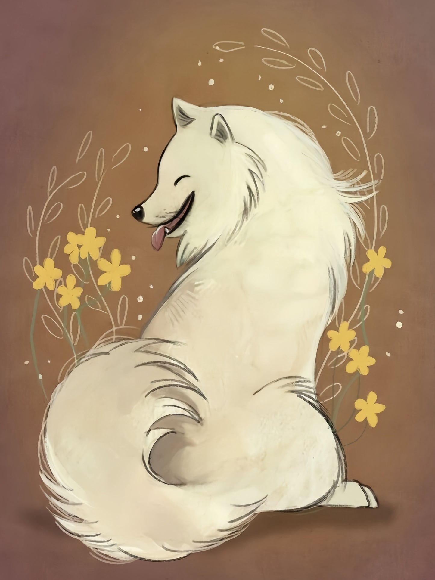 Samoyed Dog | Diamond Painting
