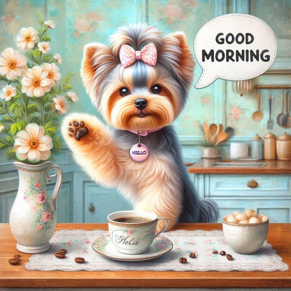 Dog Yorkie | Diamond Painting