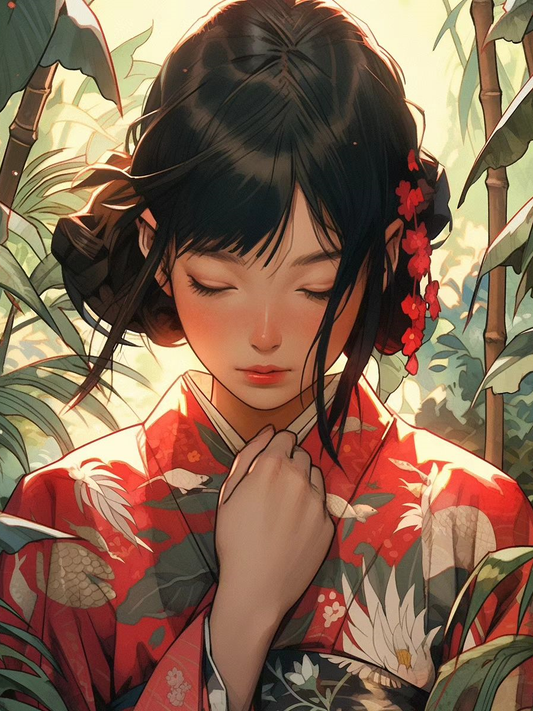Beautiful Girl | Diamond Painting