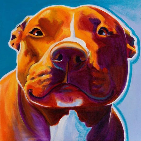 Dog Staffordshire Bull Terrier | Diamond Painting
