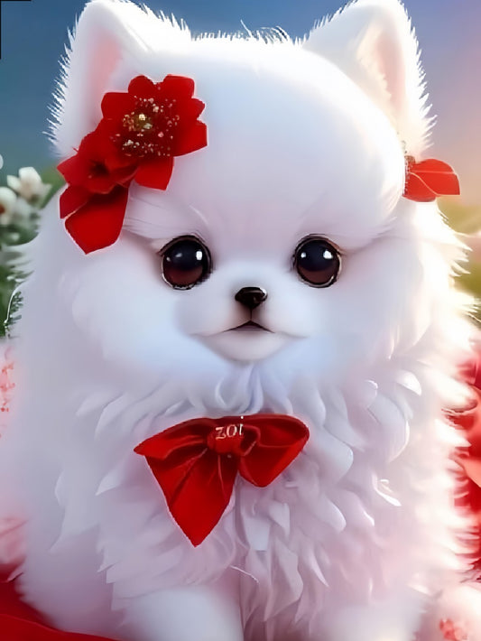 Pomeranian Dog | Diamond Painting