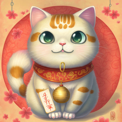 Bell Cat | Diamond Painting