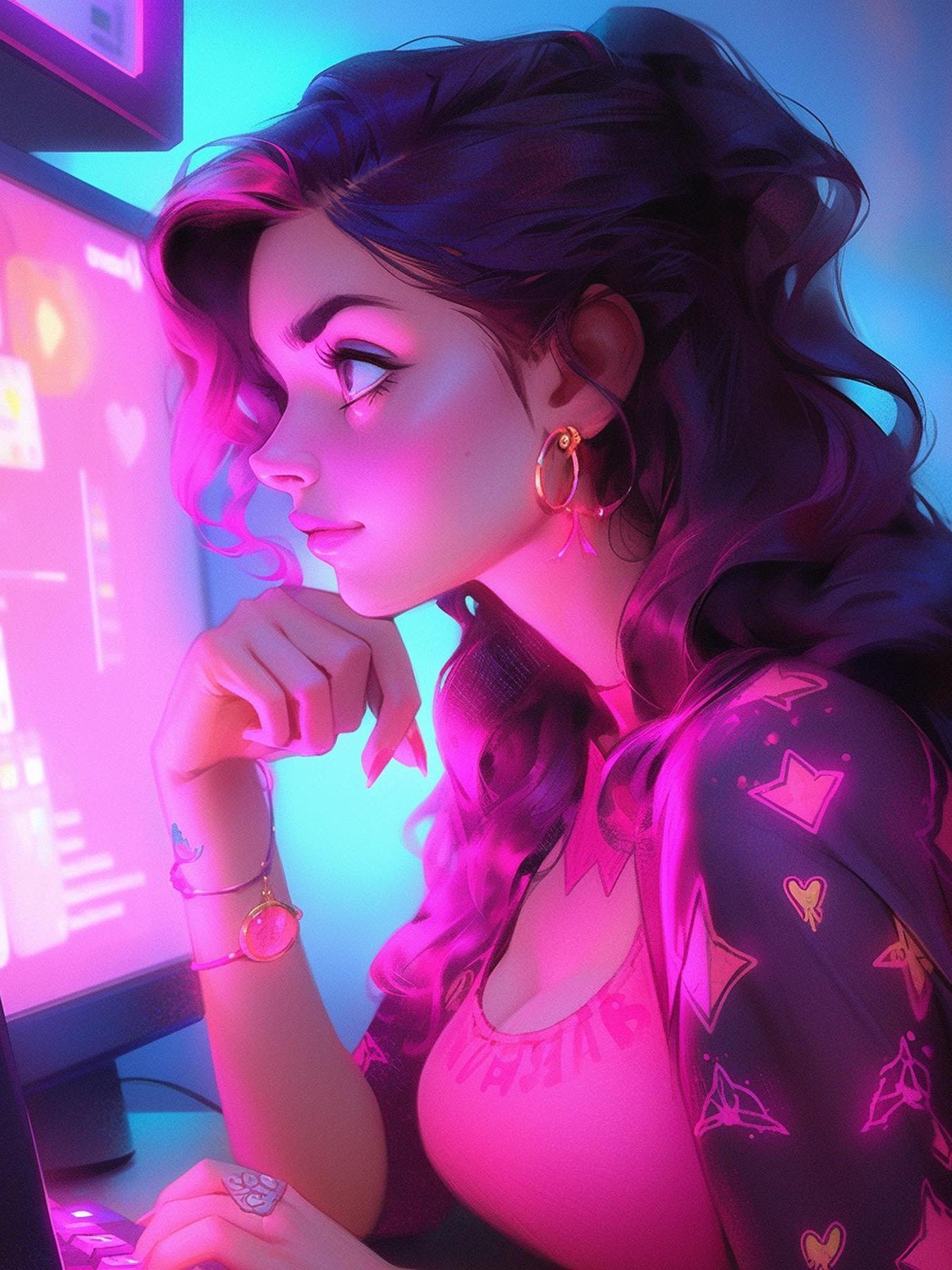 Beautiful Girl | Diamond Painting