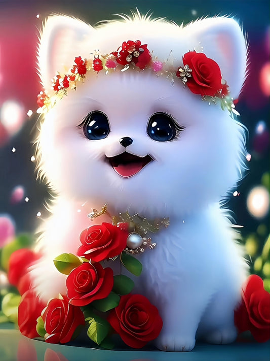 Pomeranian Dog | Diamond Painting