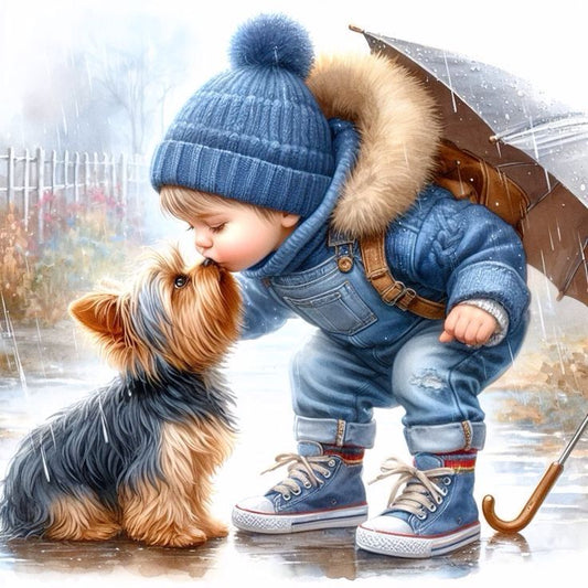 Dog Yorkie | Diamond Painting