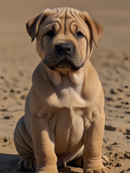 Shar Pei Dog | Diamond Painting