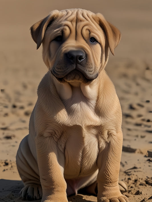 Shar Pei Dog | Diamond Painting