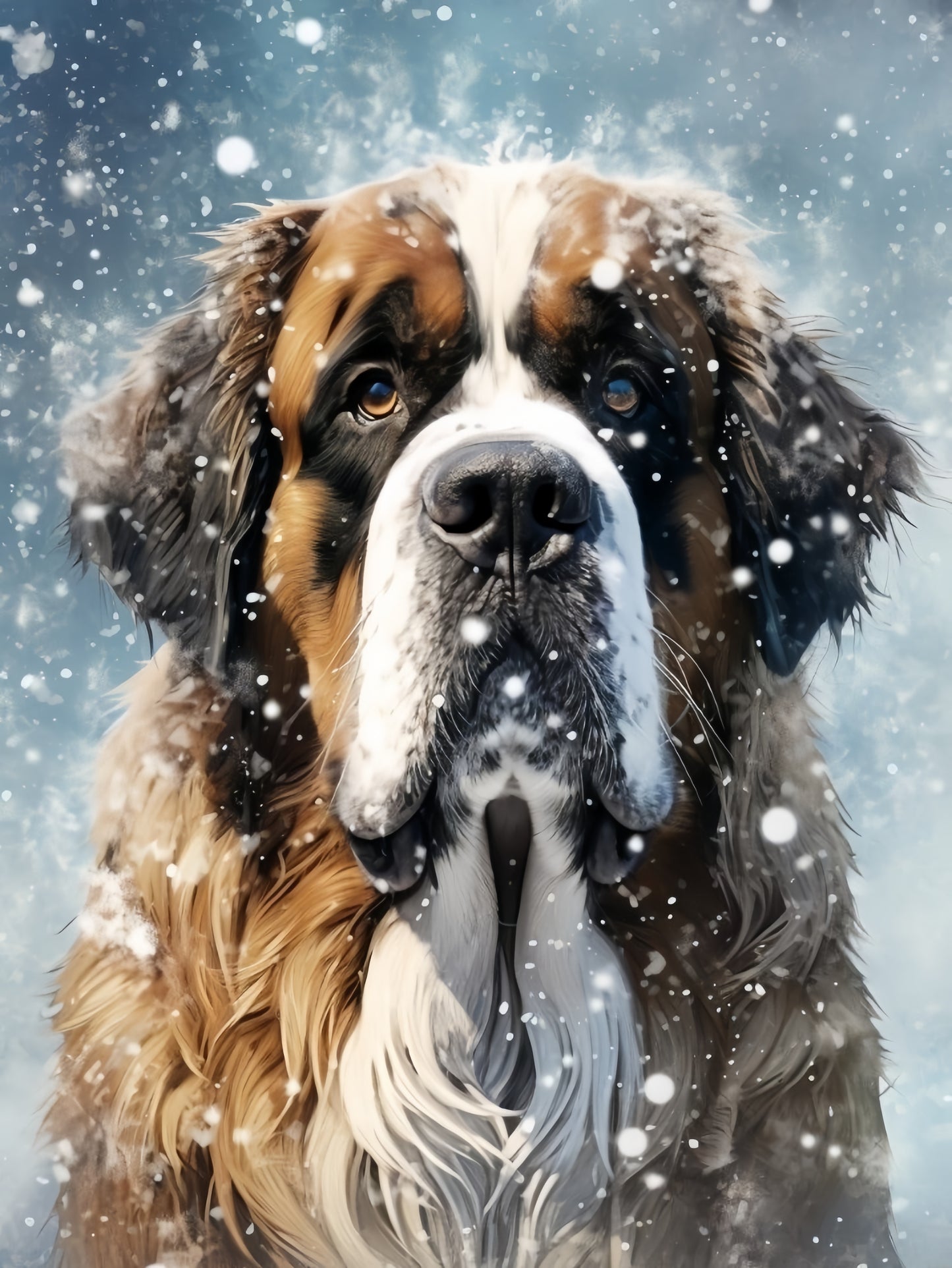 Saint Bernard Dog | Diamond Painting