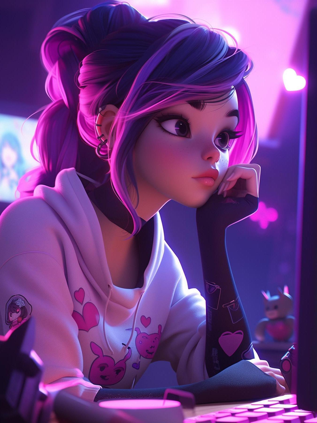 Beautiful Girl | Diamond Painting