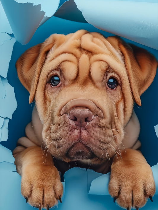 Shar Pei Dog | Diamond Painting