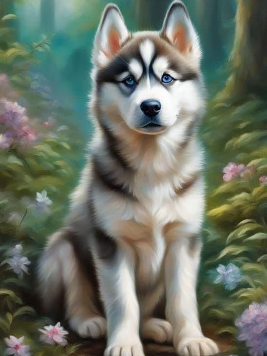 Husky Dog | Diamond Painting