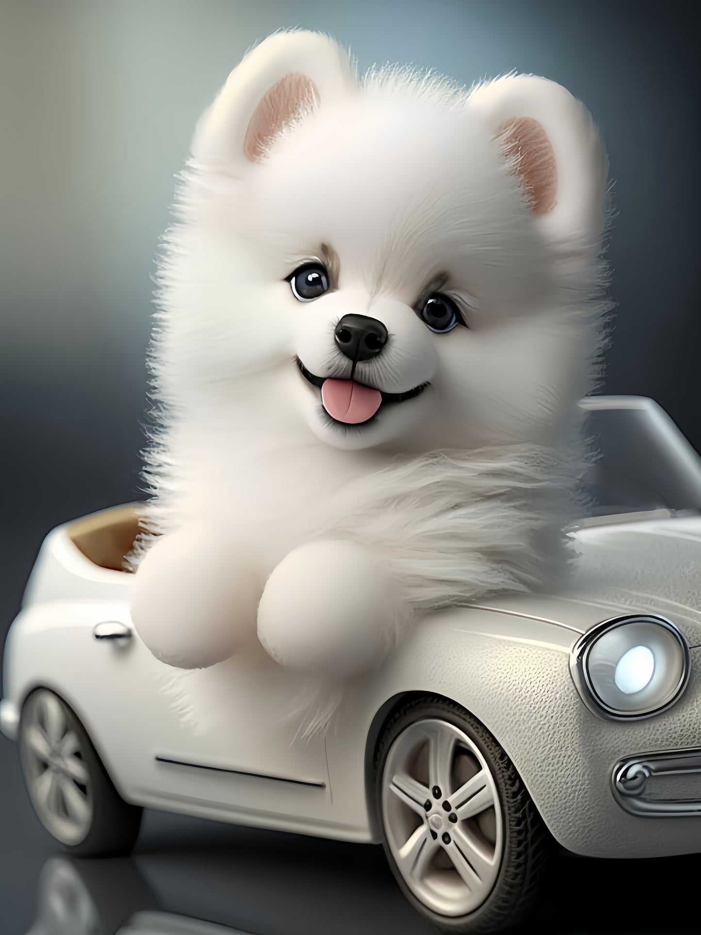Samoyed Dog | Diamond Painting