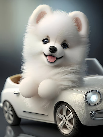 Samoyed Dog | Diamond Painting