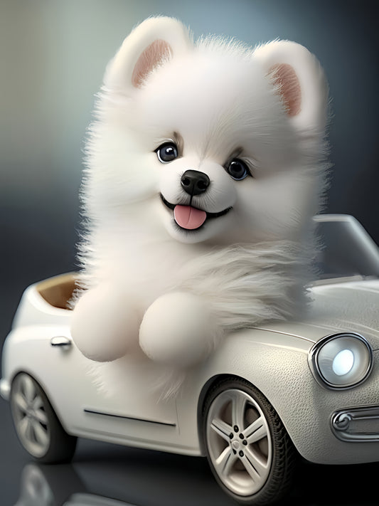 Samoyed Dog | Diamond Painting