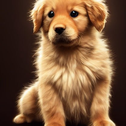 Golden Retriever Dog | Diamond Painting