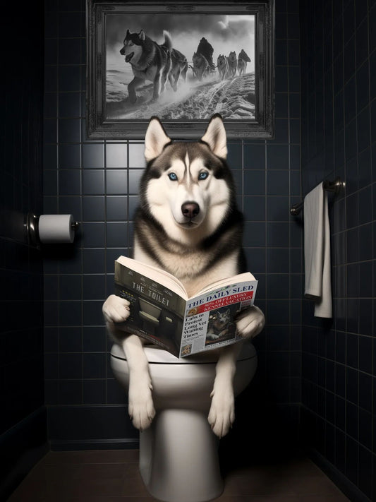 Toilet Dog | Diamond Painting