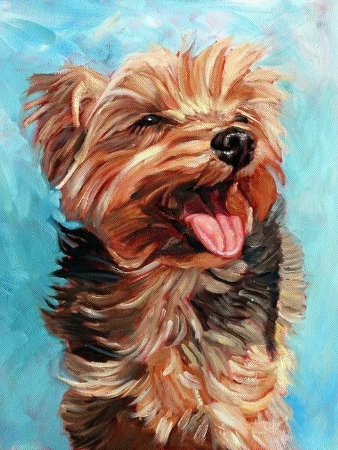 Dog Yorkie | Diamond Painting