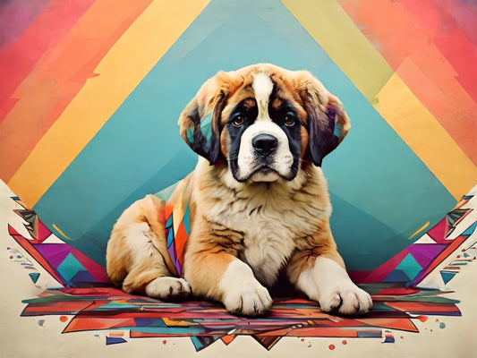 Saint Bernard Dog | Diamond Painting
