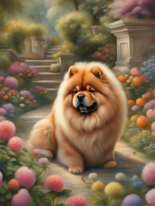 Dog Chow Chow | Diamond Painting