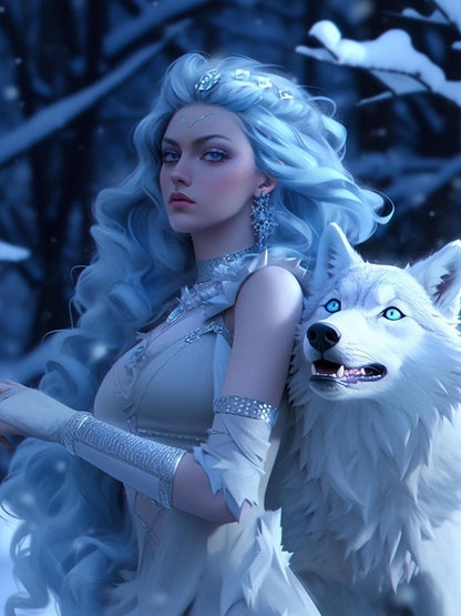 Beautiful Girl | Diamond Painting