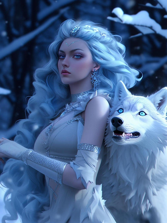 Beautiful Girl | Diamond Painting