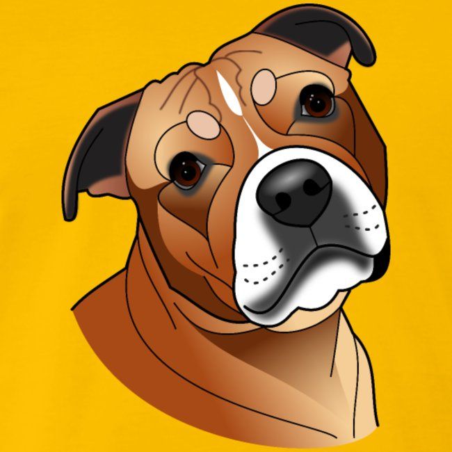 Dog Staffordshire Bull Terrier | Diamond Painting