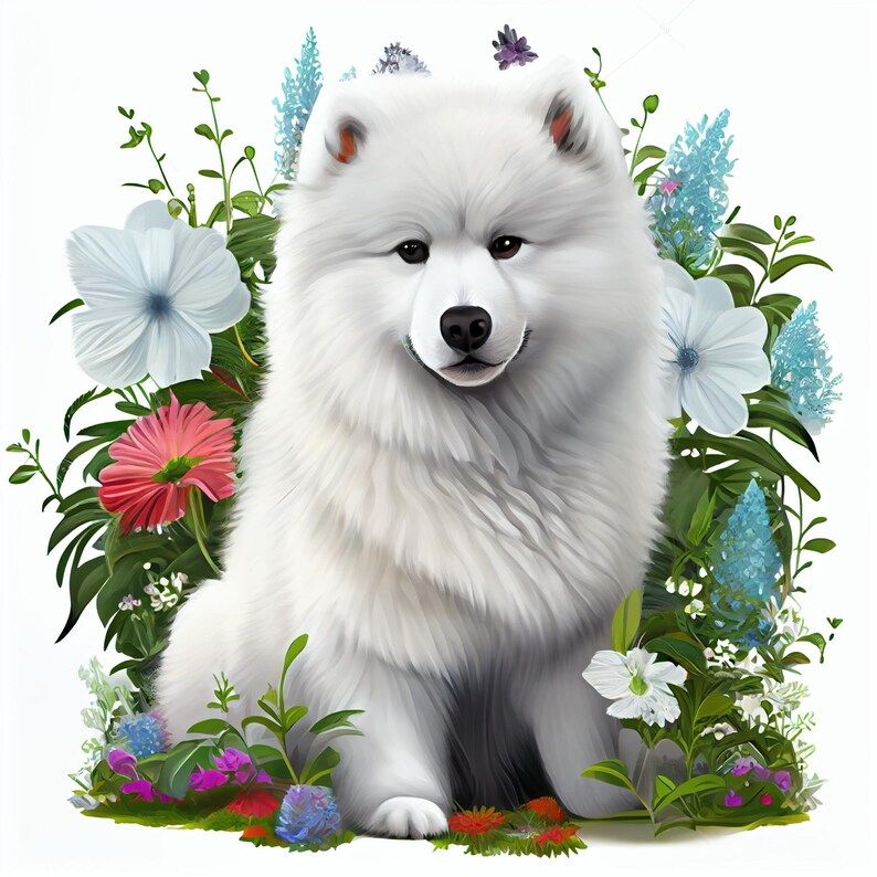 Samoyed Dog | Diamond Painting
