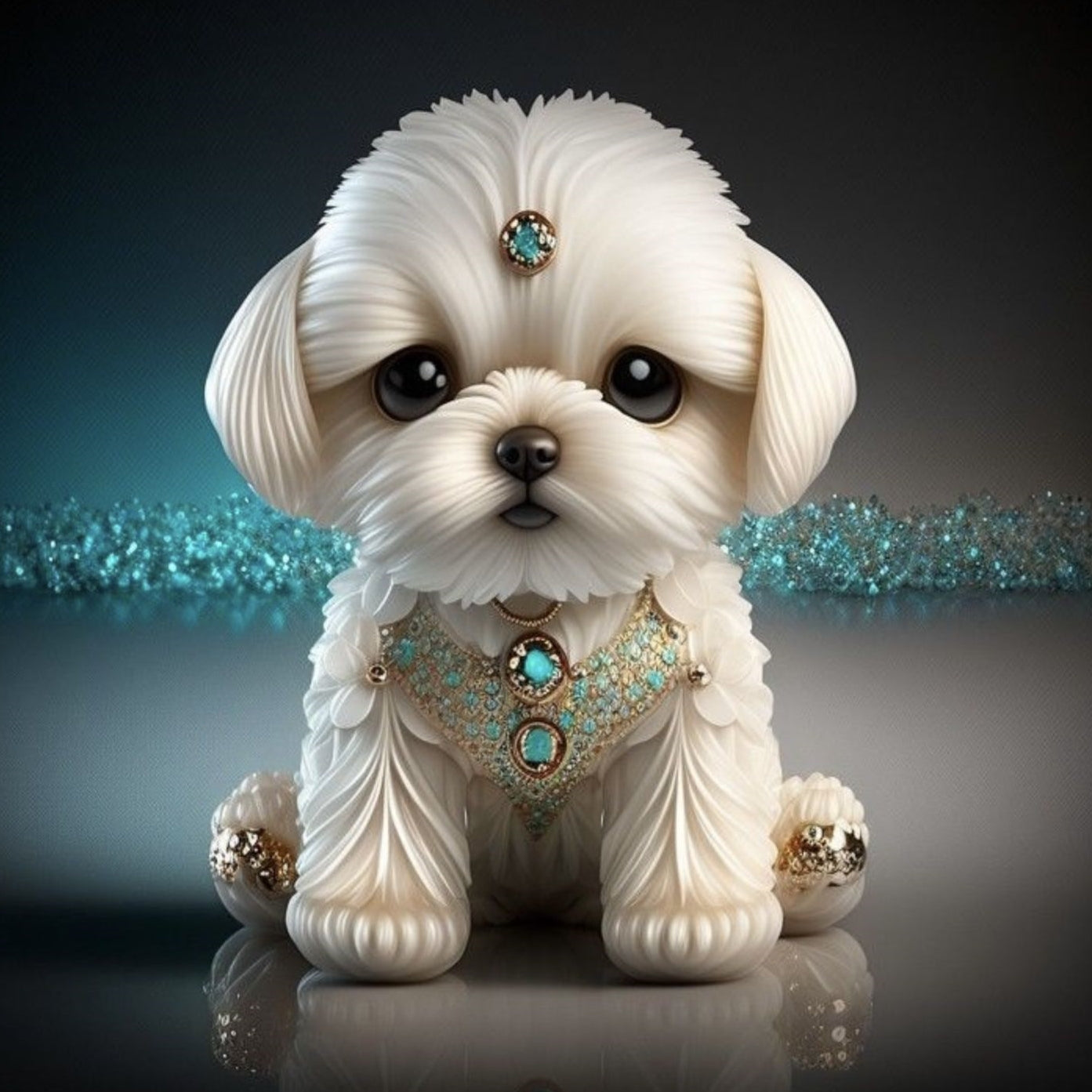 Maltese Dog | Diamond Painting
