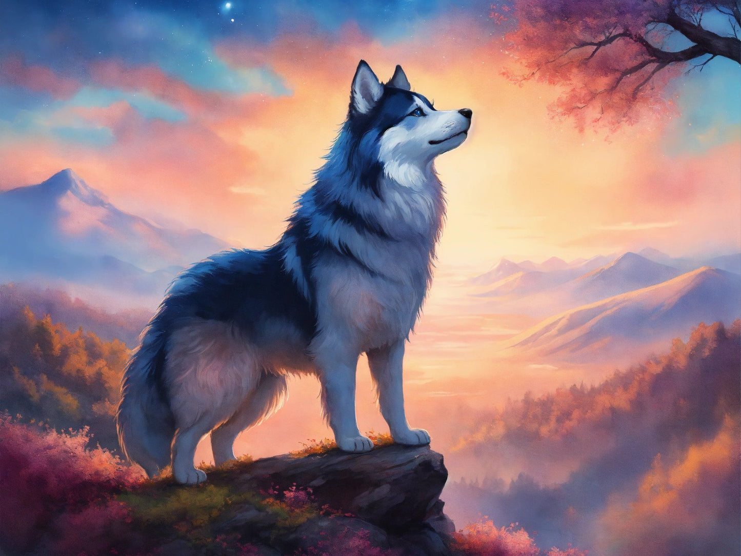 Husky Dog | Diamond Painting