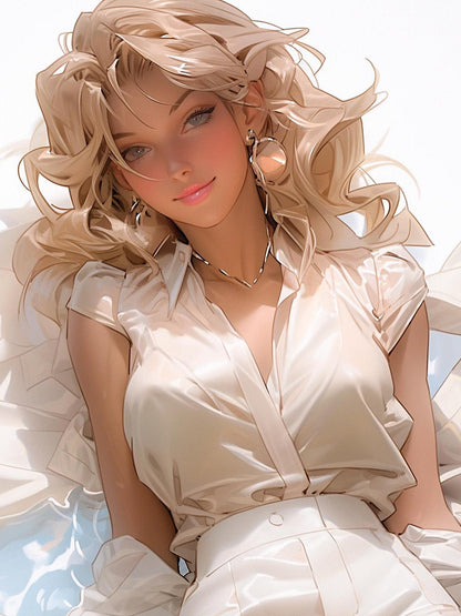 Beautiful Girl | Diamond Painting