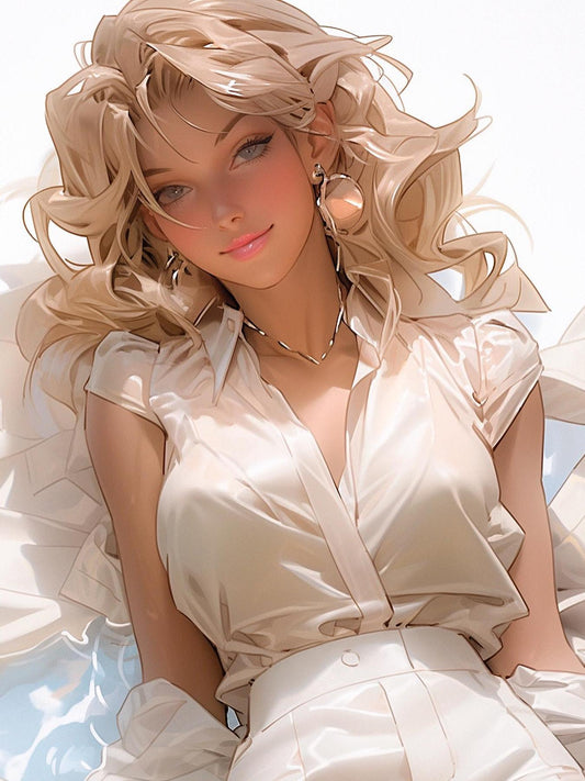 Beautiful Girl | Diamond Painting